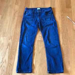Hudson straight leg blue jeans